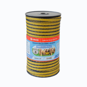 CINTA ELECTROPLASTICA FIBER GLASS 12.5X 250M AMARILLO NEGRO
