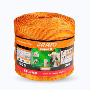 CORDON ELECTROPLASTICO BRAVO SUPER 2X 500M