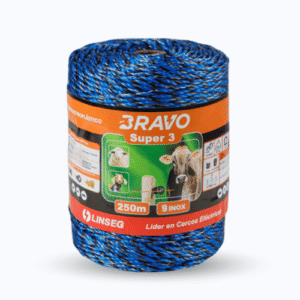 CORDON ELECTROPLASTICO BRAVO SUPER 3X 250M