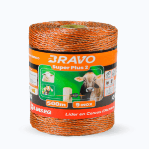 CORDON ELECTROPLASTICO BRAVO SUPER PLUS 2X 500M
