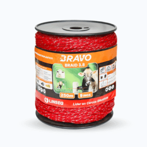 CORDON ELECTROPLASTICO TRENZADO BRAID 3.8X 250M